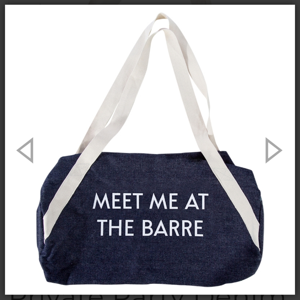 Private Party Denim Gym Bag